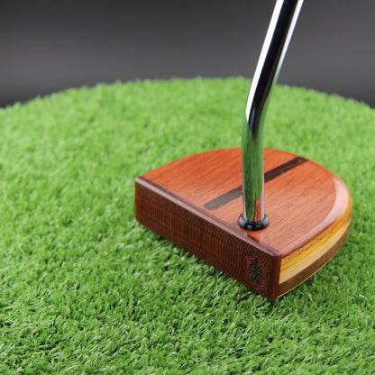 One of a Kind Fatty Style Bubinga exotic wood with Canarywood and Wenge inlay