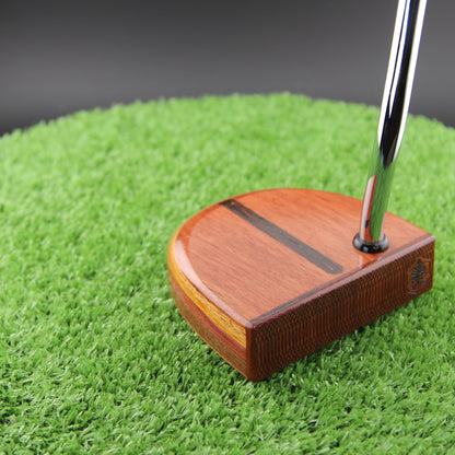 One of a Kind Fatty Style Bubinga exotic wood with Canarywood and Wenge inlay