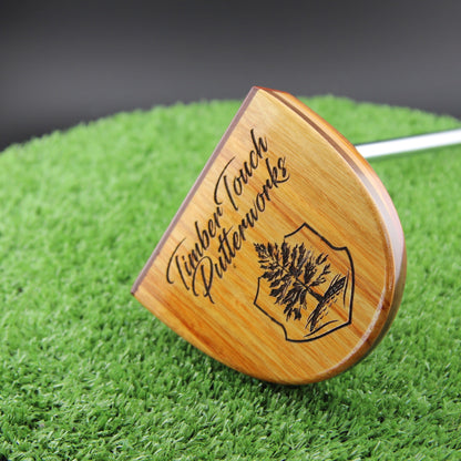 One of a Kind Fatty Style Bubinga exotic wood with Canarywood and Wenge inlay