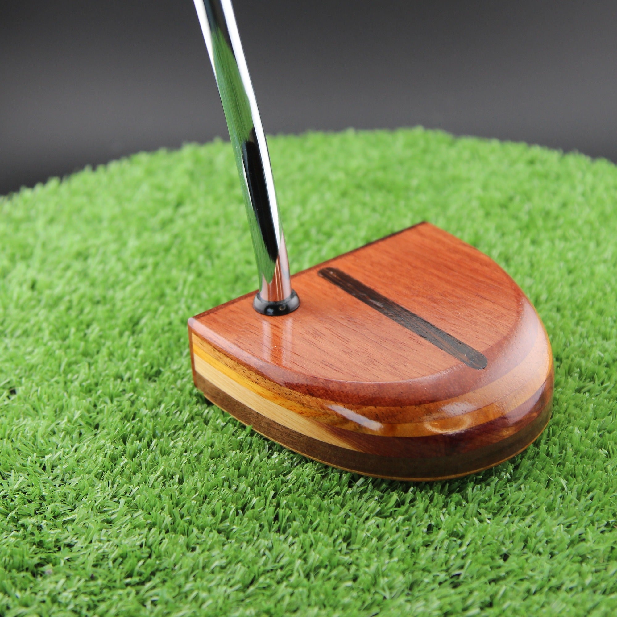 One of a Kind Fatty Style Bubinga exotic wood with Canarywood and Wenge inlay