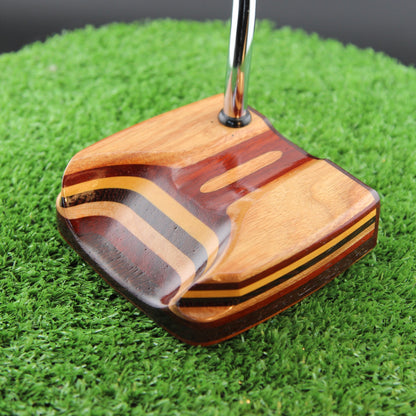 One of a Kind Canarywood and Padauk standard shaft mallet putter - Prototype