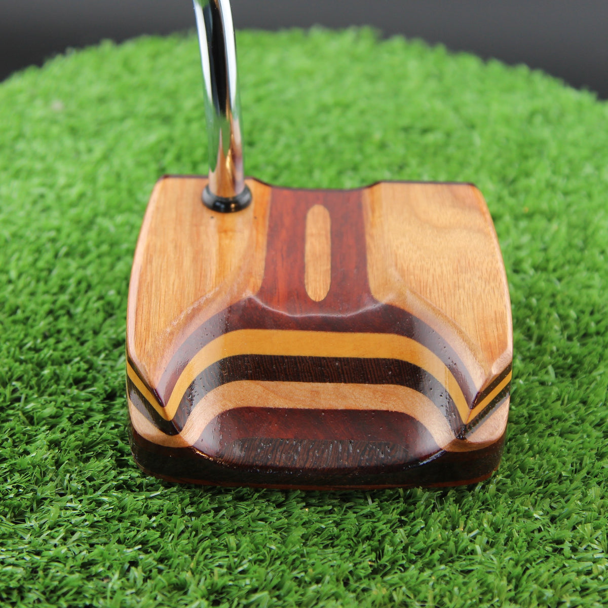 One of a Kind Canarywood and Padauk standard shaft mallet putter - Prototype