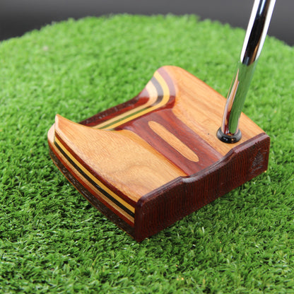 One of a Kind Canarywood and Padauk standard shaft mallet putter - Prototype