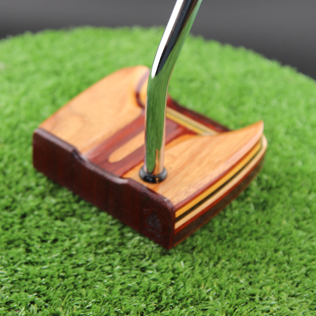 One of a Kind Canarywood and Padauk standard shaft mallet putter - Prototype