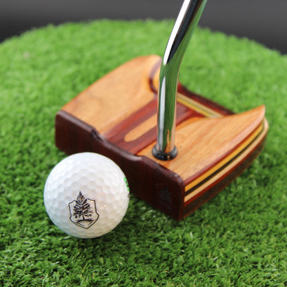 One of a Kind Canarywood and Padauk standard shaft mallet putter - Prototype