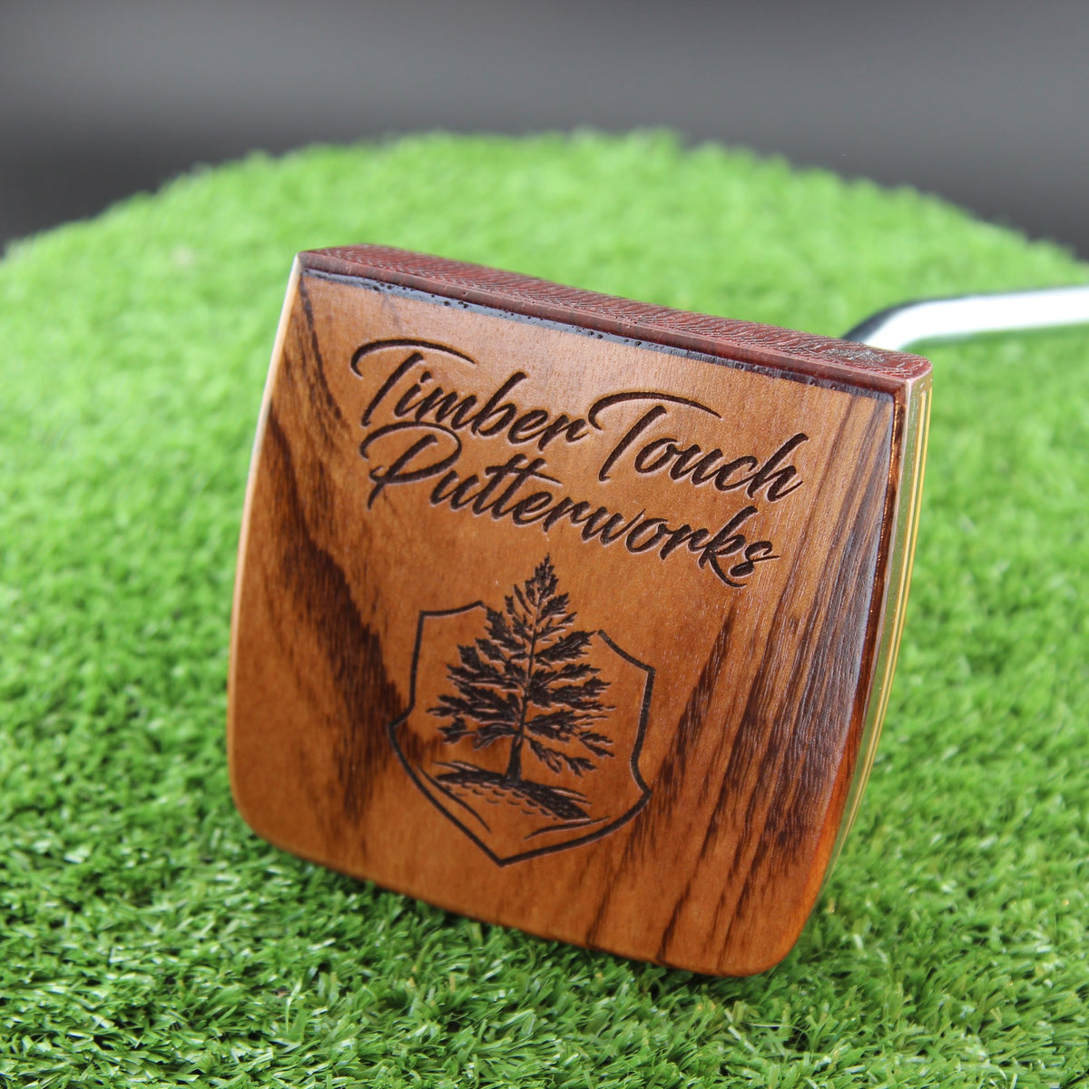 One of a Kind Canarywood and Padauk standard shaft mallet putter - Prototype