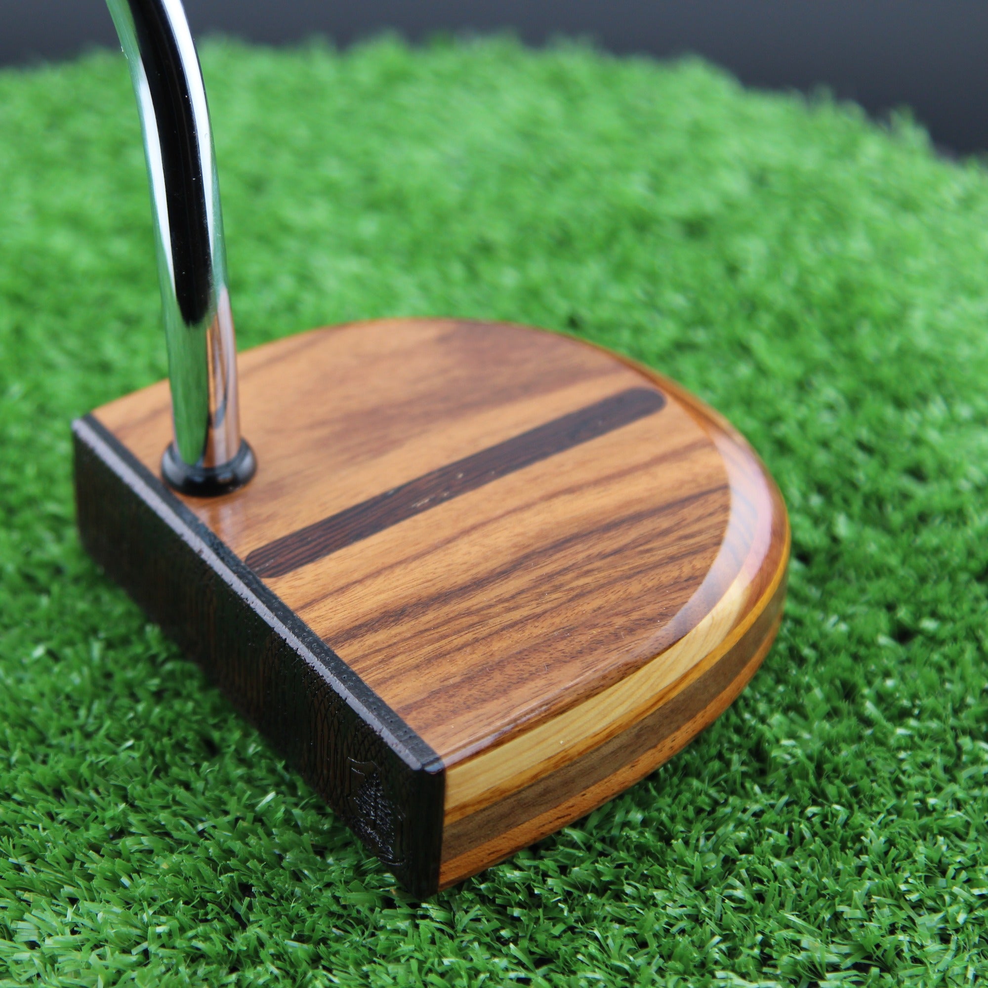 Unique LEFTY Rosewood Wenge and Walnut exotic wood FATTY putter