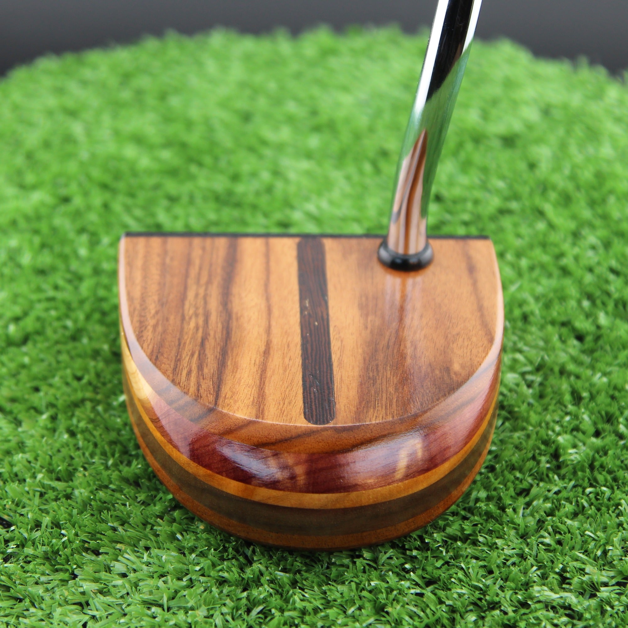 Unique LEFTY Rosewood Wenge and Walnut exotic wood FATTY putter
