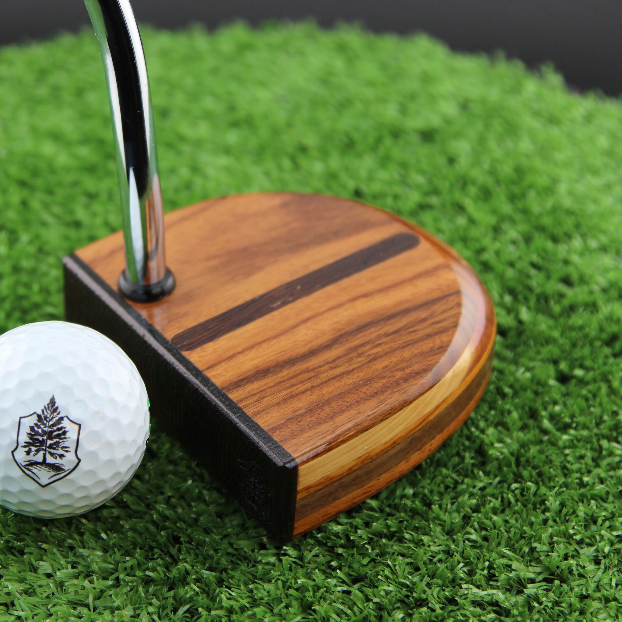 Unique LEFTY Rosewood Wenge and Walnut exotic wood FATTY putter