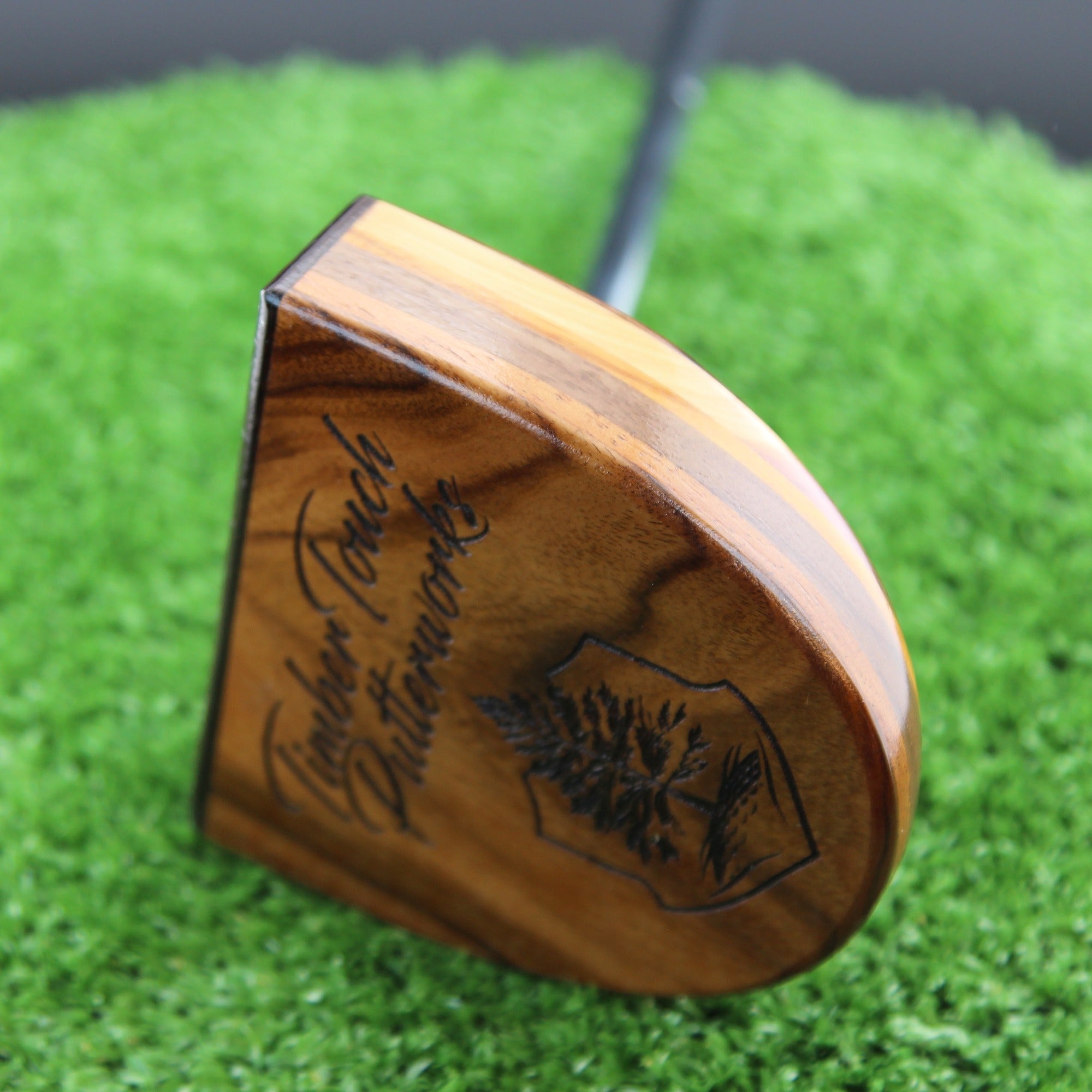 Unique LEFTY Rosewood Wenge and Walnut exotic wood FATTY putter