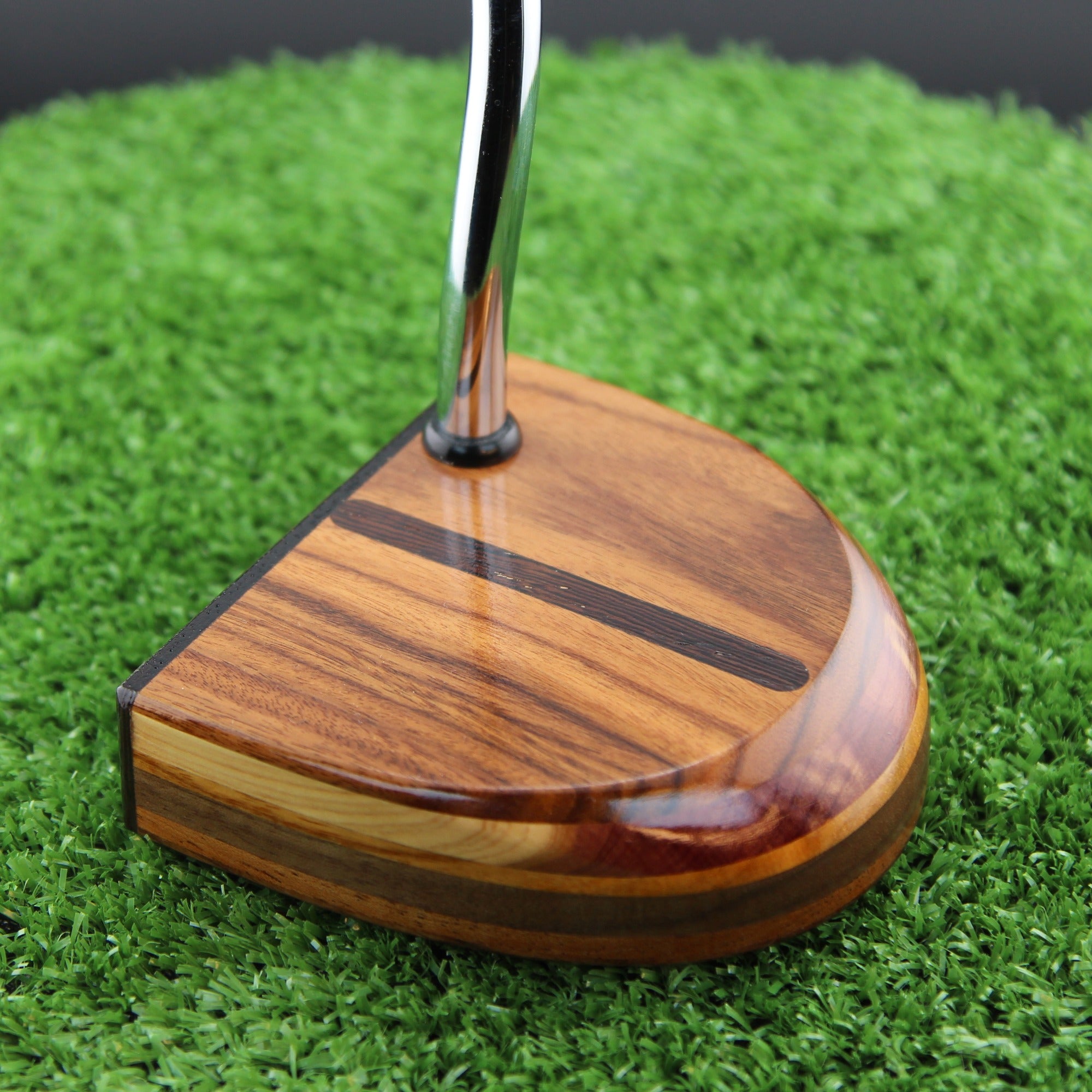 Unique LEFTY Rosewood Wenge and Walnut exotic wood FATTY putter