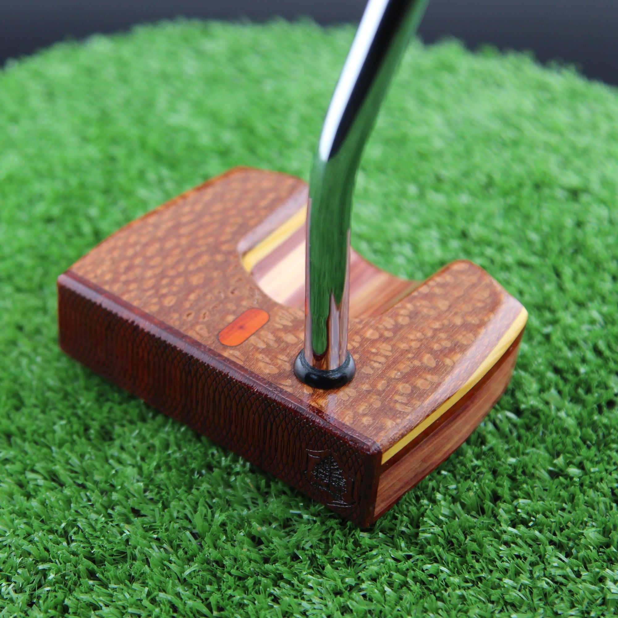Leopardwood and USA Red Cedar wood putter One of a Kind