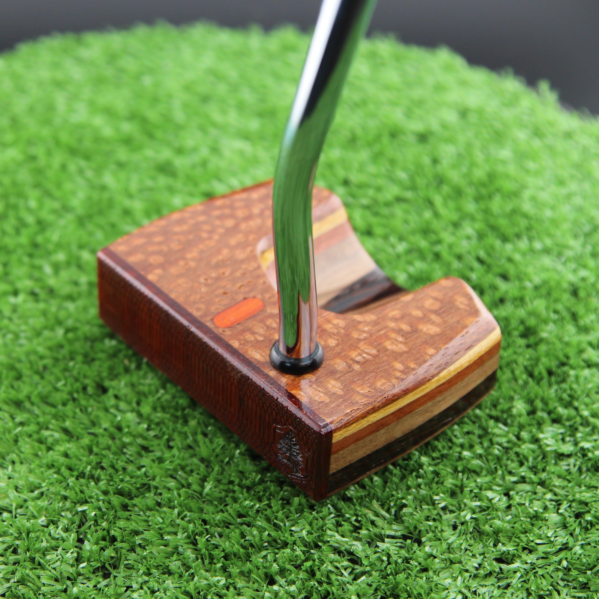 One of a Kind Leopardwood Walnut and Wenge exotic wood putter