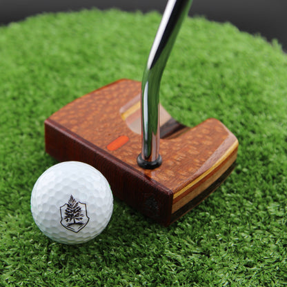 One of a Kind Leopardwood Walnut and Wenge exotic wood putter