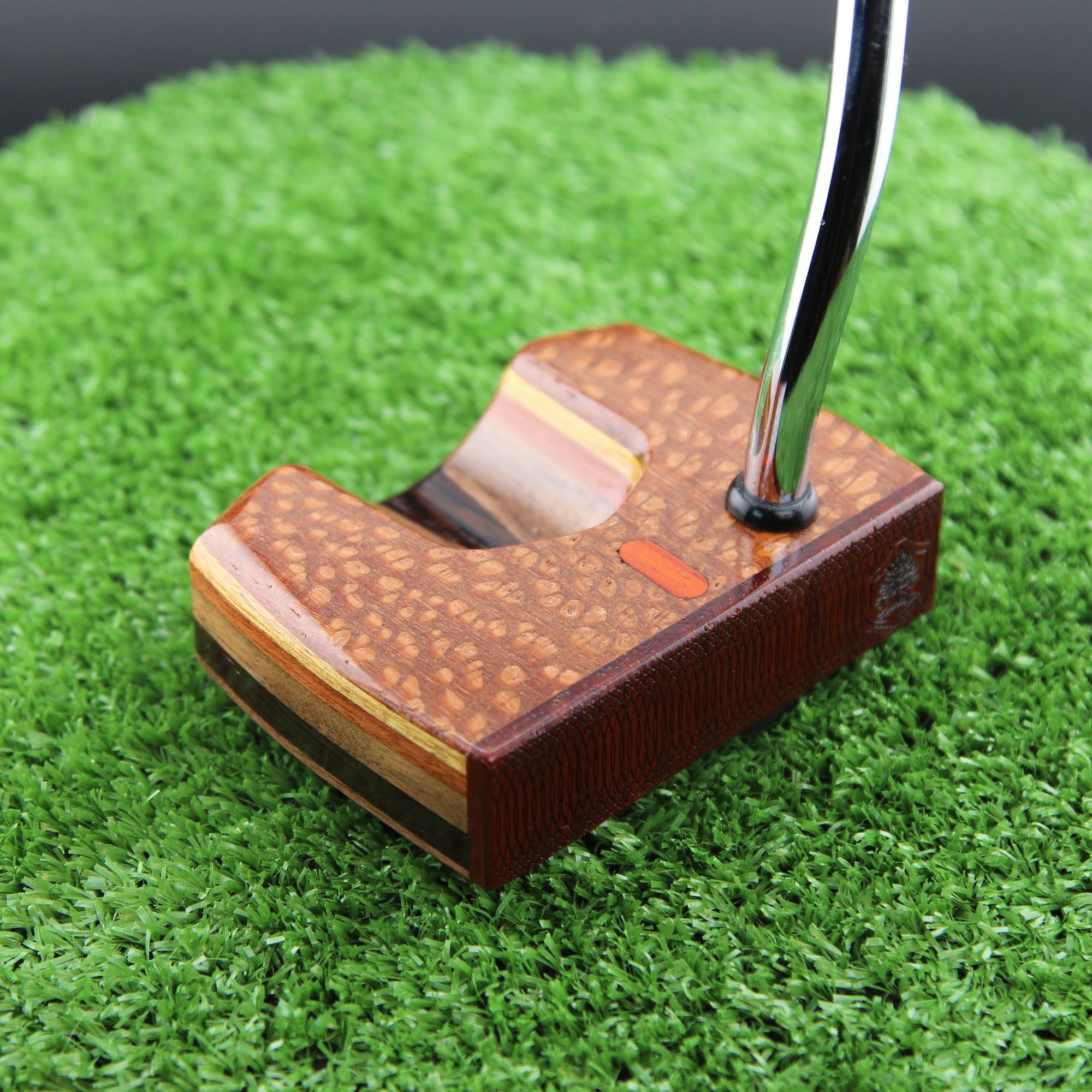 One of a Kind Leopardwood Walnut and Wenge exotic wood putter