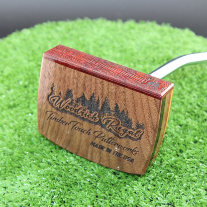 One of a Kind Leopardwood Walnut and Wenge exotic wood putter