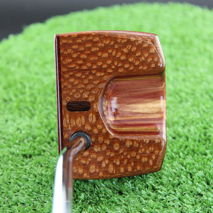 One of a Kind Leopardwood Zebrawood and Cedar exotic wood putter