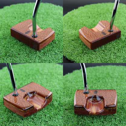 One of a Kind Leopardwood Zebrawood and Cedar exotic wood putter
