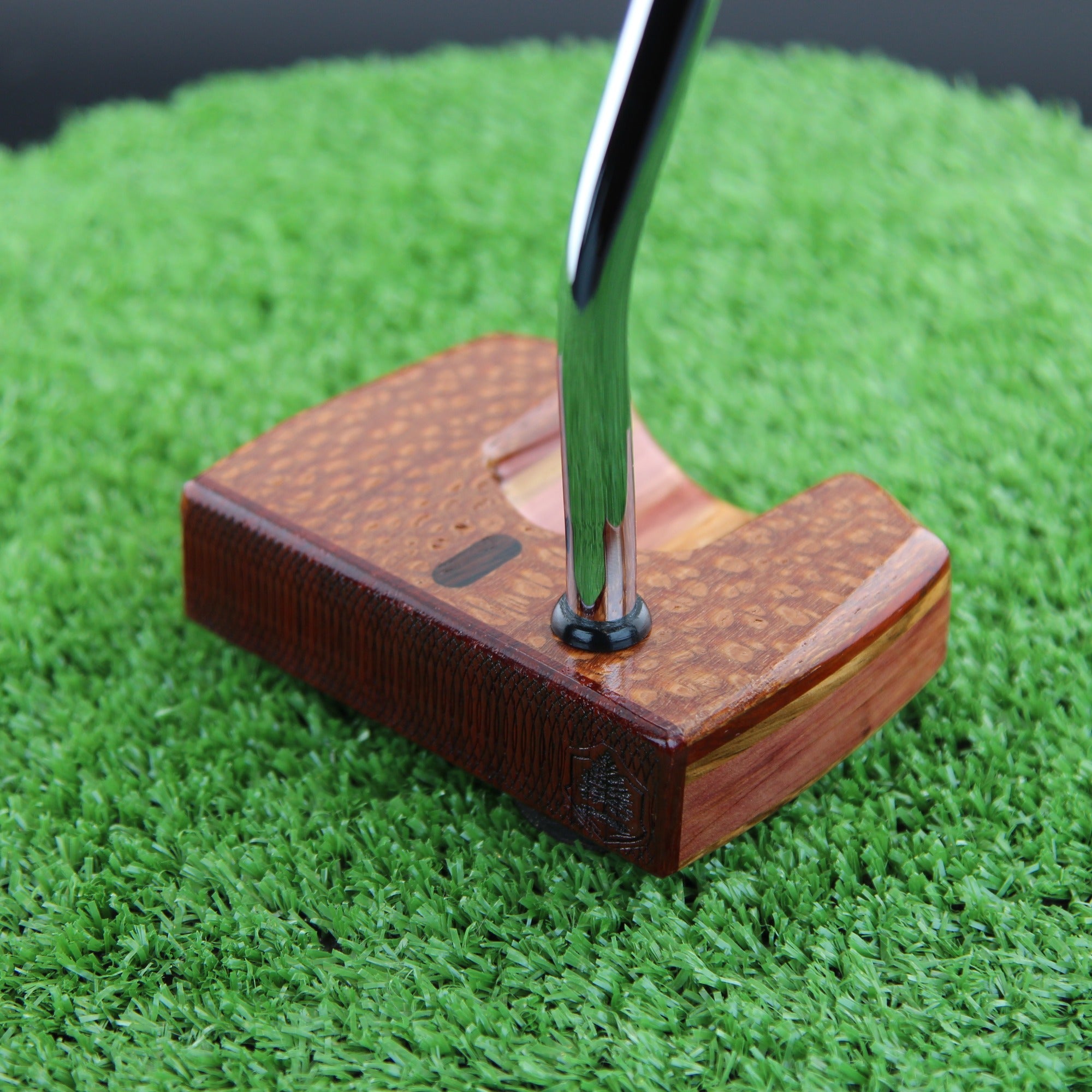 One of a Kind Leopardwood Zebrawood and Cedar exotic wood putter