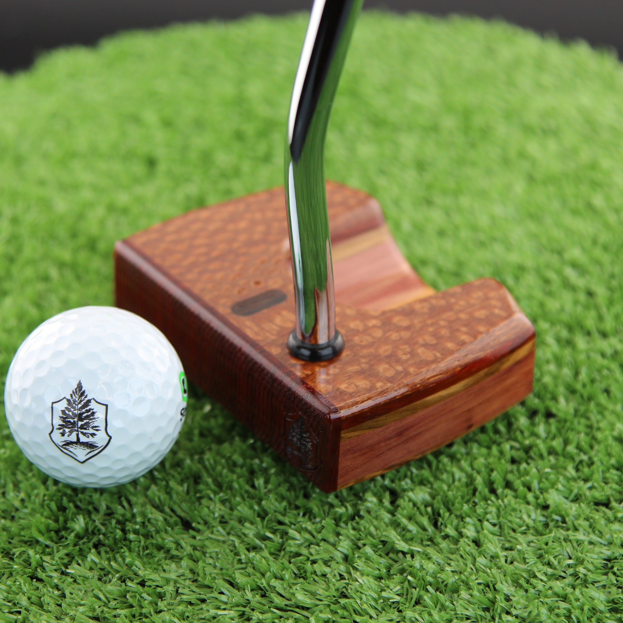 One of a Kind Leopardwood Zebrawood and Cedar exotic wood putter