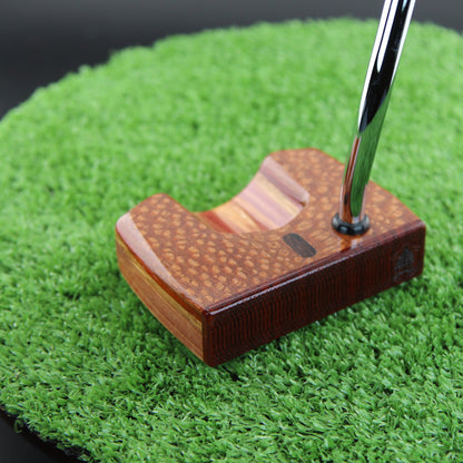 One of a Kind Leopardwood Zebrawood and Cedar exotic wood putter