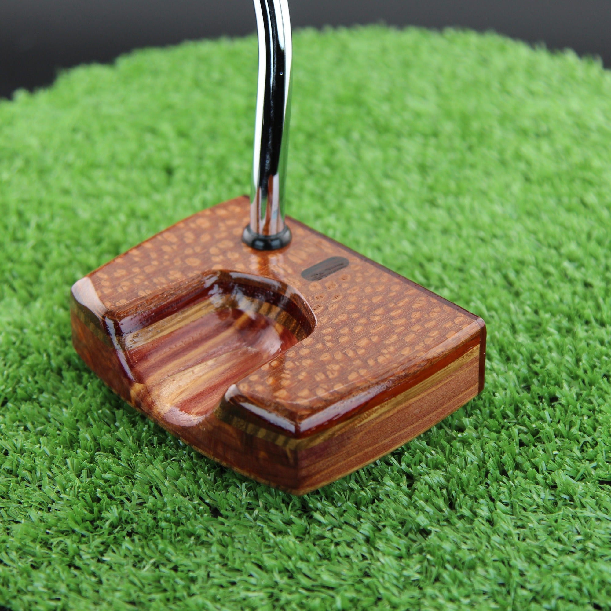 One of a Kind Leopardwood Zebrawood and Cedar exotic wood putter