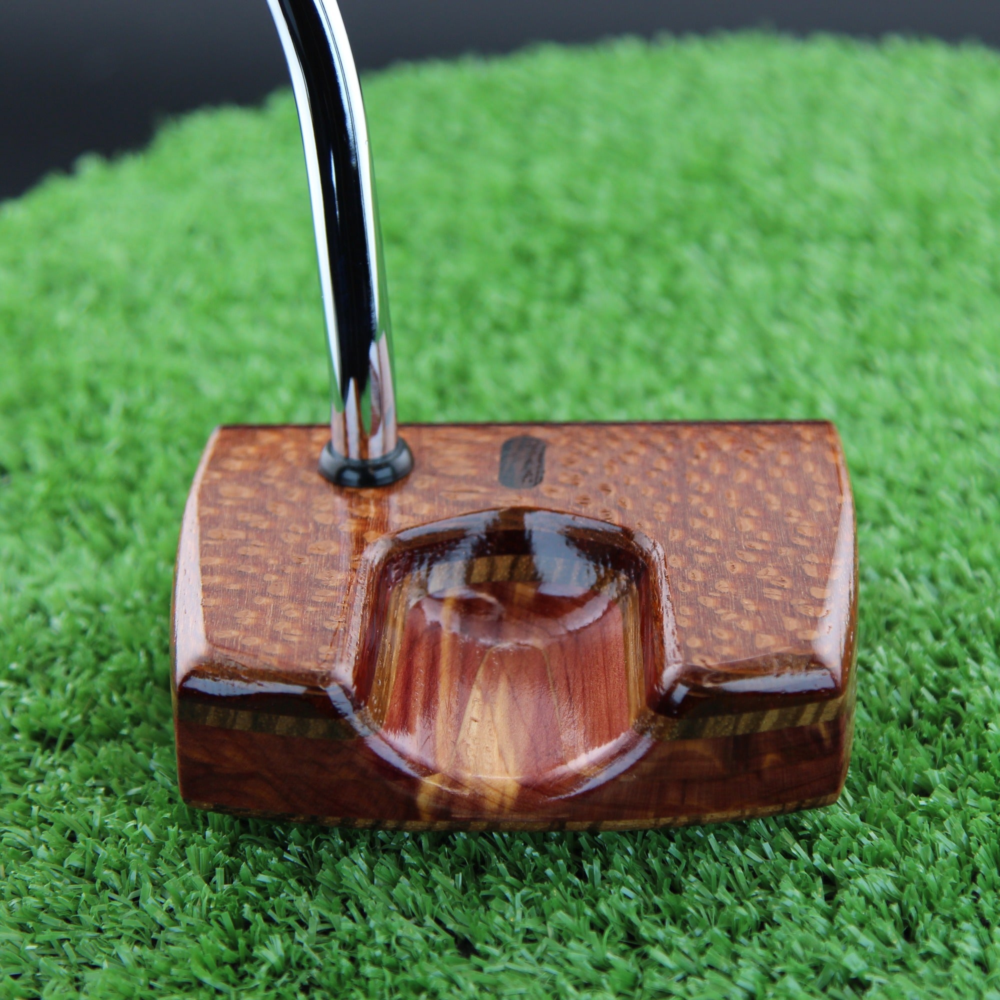 One of a Kind Leopardwood Zebrawood and Cedar exotic wood putter