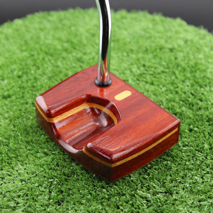 One of a Kind Padauk Walnut and Canarywood exotic wood putter