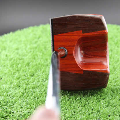 Padauk and Wenge wood inlay center shaft zero torque Woodrich style putter