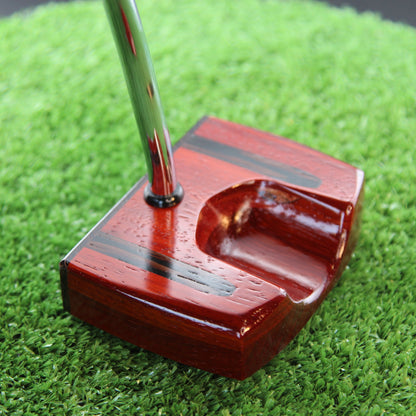 Padauk and Wenge zero torque center shaft Woodrich Regal Putter - Factory Second