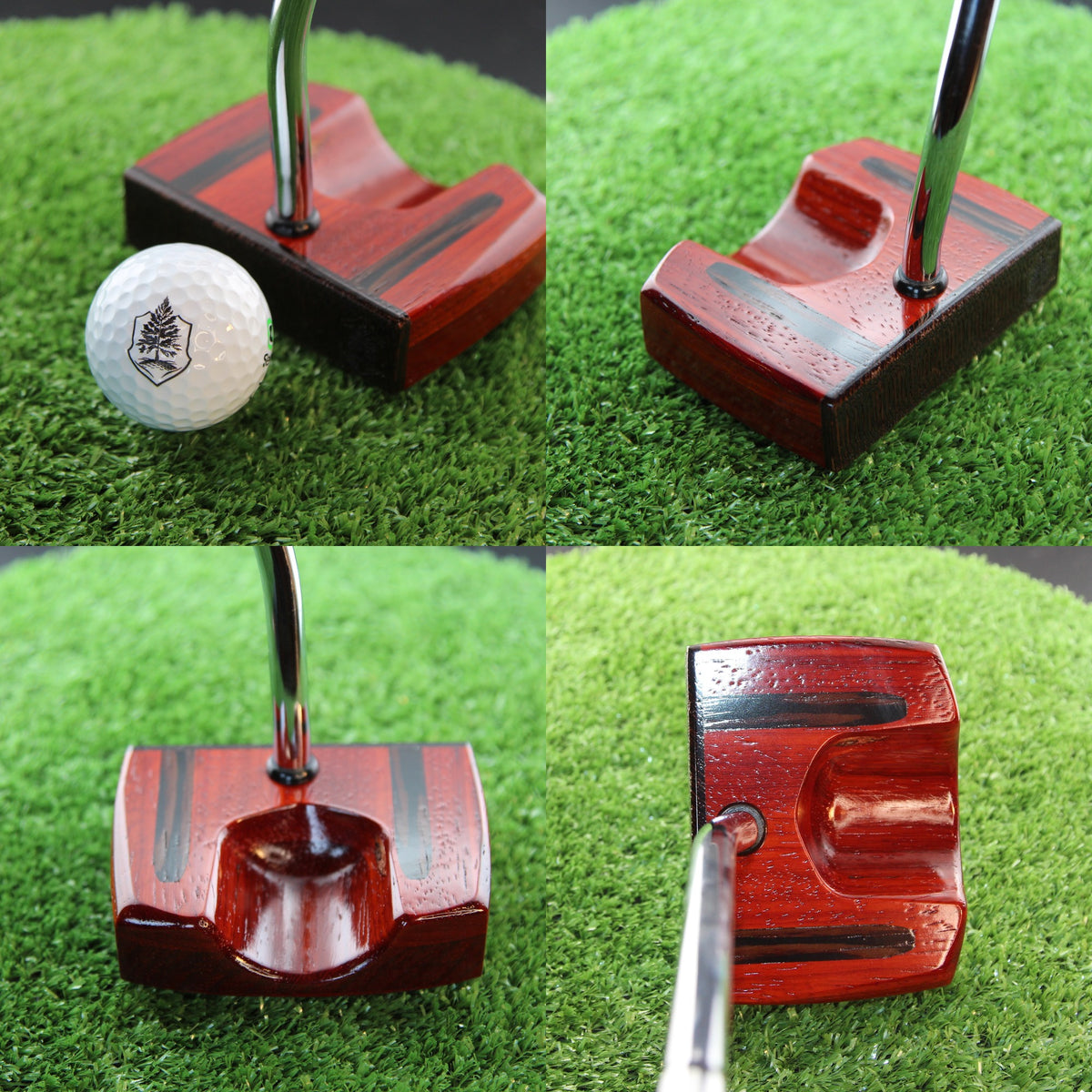 Padauk and Wenge zero torque center shaft Woodrich Regal Putter - Factory Second