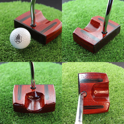 Padauk and Wenge zero torque center shaft Woodrich Regal Putter - Factory Second