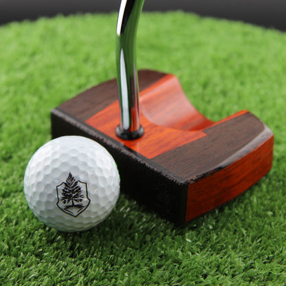 Padauk and Wenge wood inlay center shaft zero torque Woodrich style putter