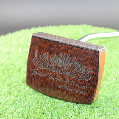 Padauk and Wenge wood inlay center shaft zero torque Woodrich style putter