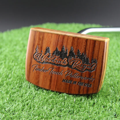 Padauk and Canarywood center shaft zero torque Woodrich style putter
