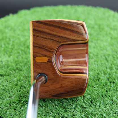 Beautiful Rosewood Canarywood and Cedar wood putter