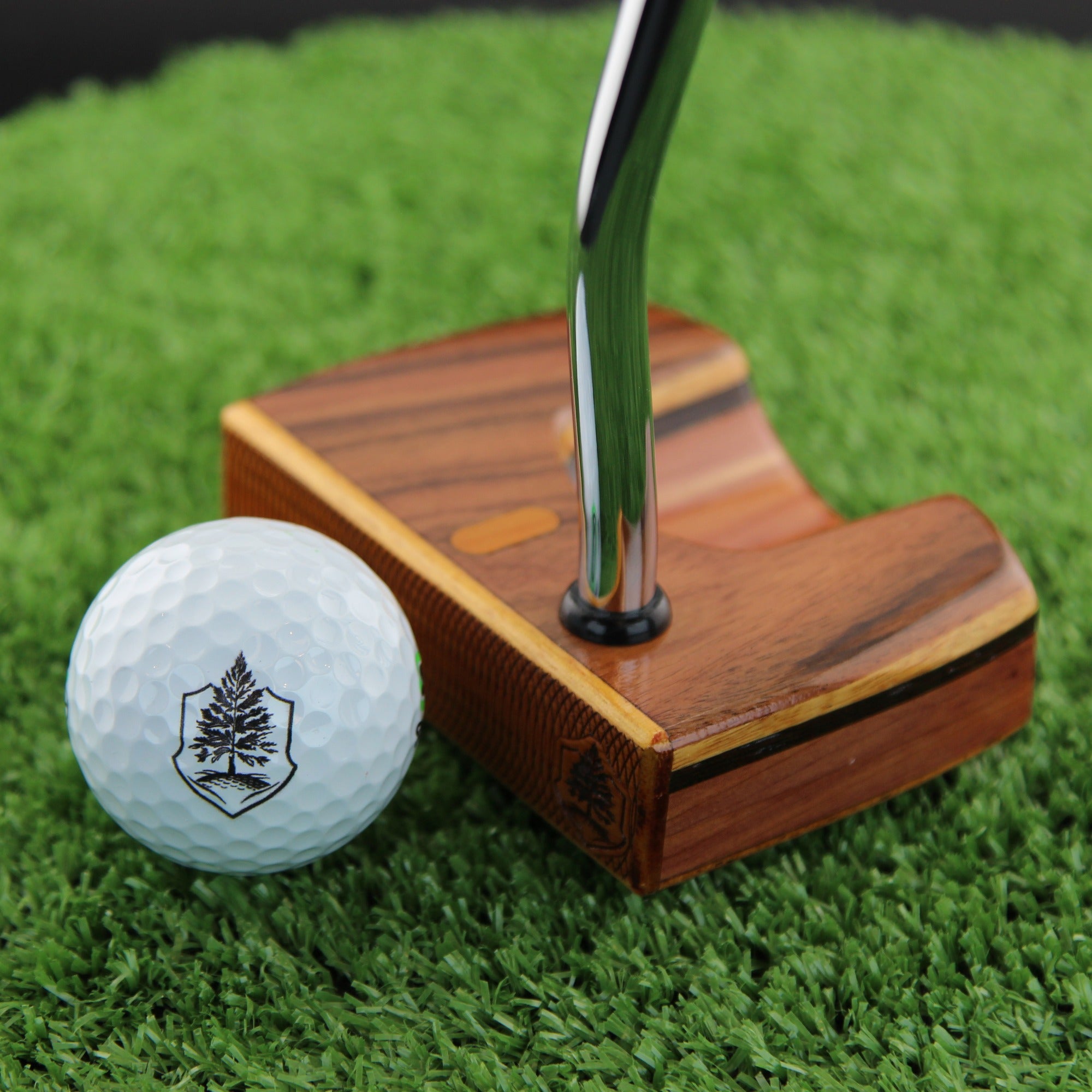 Beautiful Rosewood Canarywood and Cedar wood putter