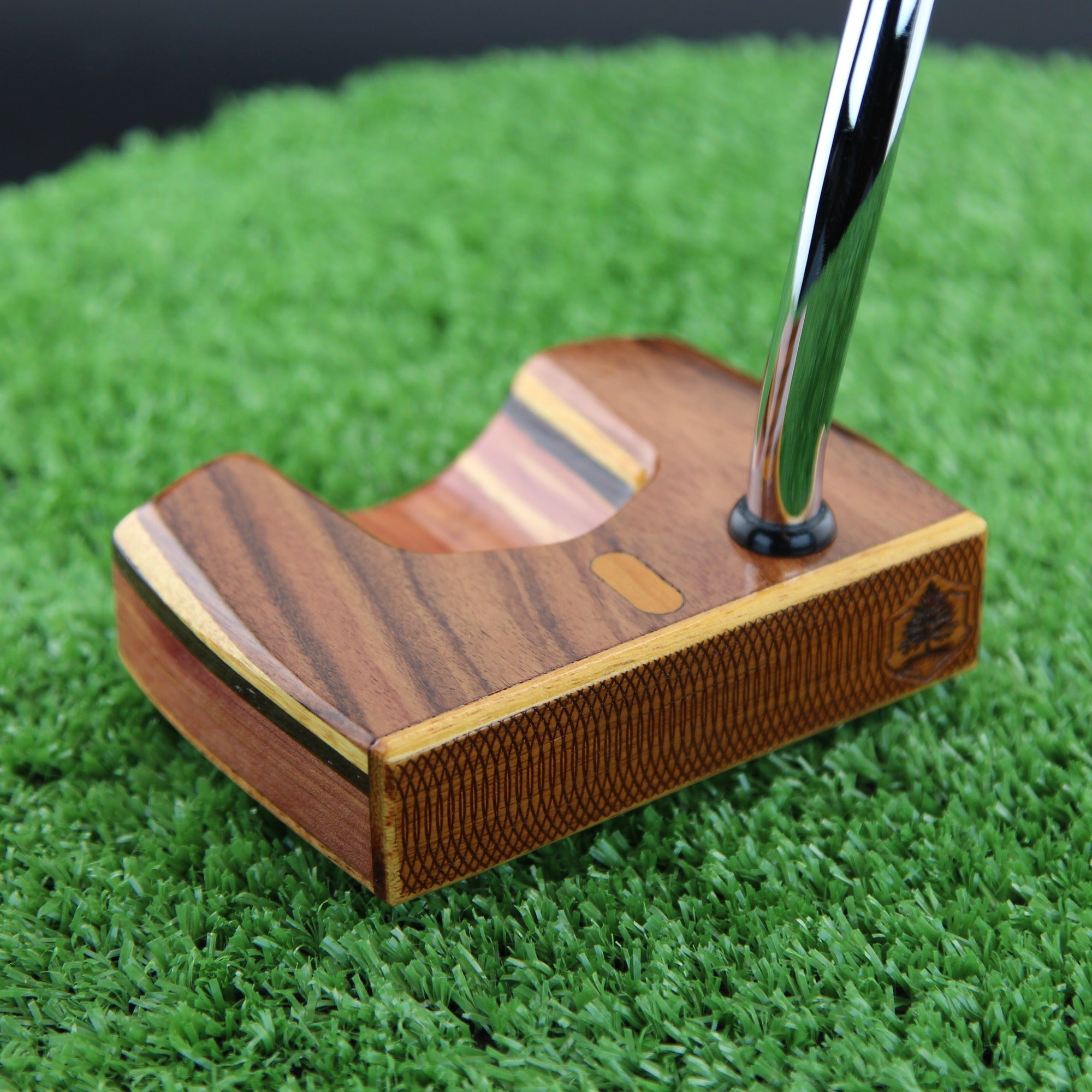 Beautiful Rosewood Canarywood and Cedar wood putter