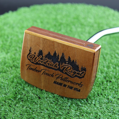 Beautiful Rosewood Canarywood and Cedar wood putter