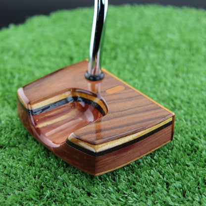 Beautiful Rosewood Canarywood and Cedar wood putter