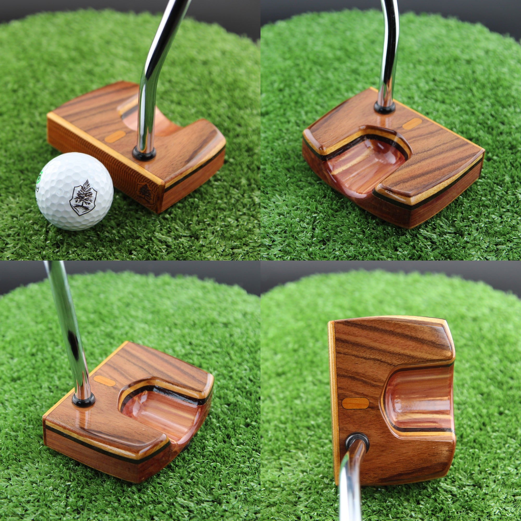 Rosewood Cedar and mahogany one of kind putter