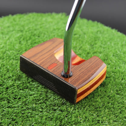 Rosewood and Padauk Brass Face Woodrich Regal Putter - Prototype