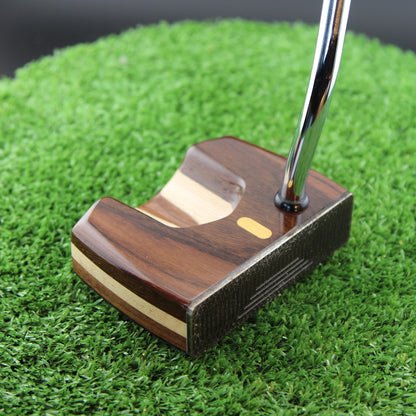 Rosewood and Walnut Aluminum Face Woodrich Regal Putter - Prototype