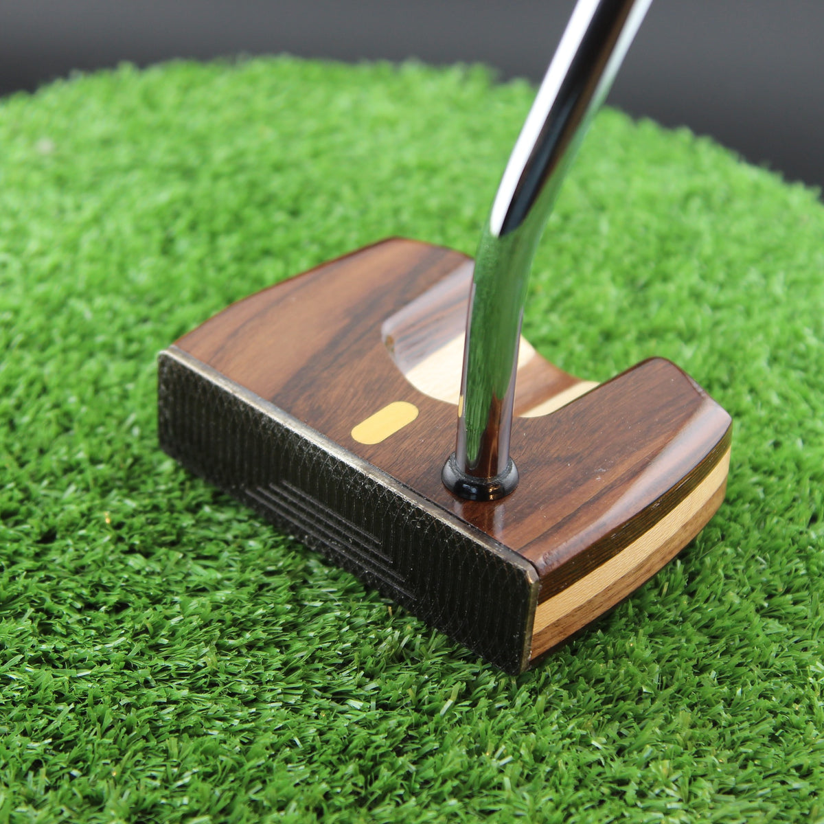 Rosewood and Walnut Aluminum Face Woodrich Regal Putter - Prototype