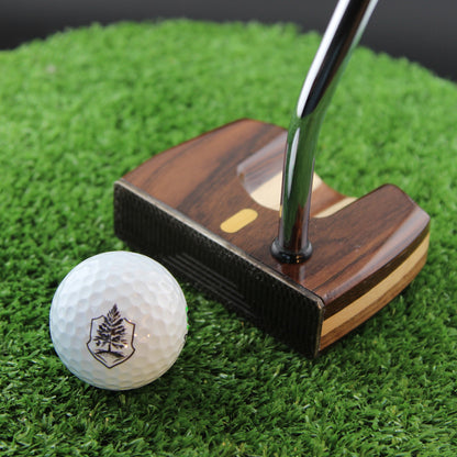 Rosewood and Walnut Aluminum Face Woodrich Regal Putter - Prototype
