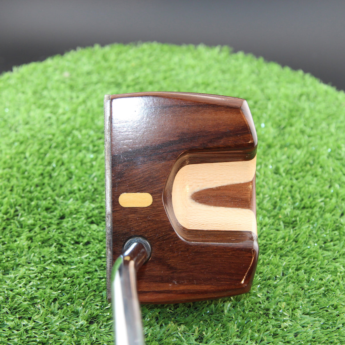 Rosewood and Walnut Aluminum Face Woodrich Regal Putter - Prototype