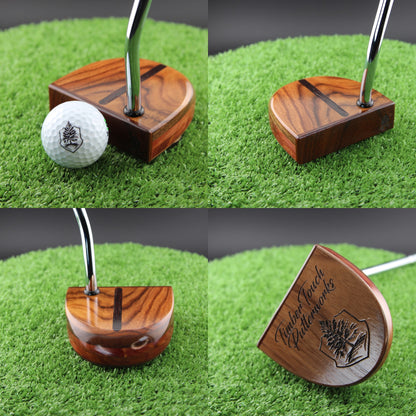 One of a Kind Fatty Style Rosewood Walnut and Cedar wood putter