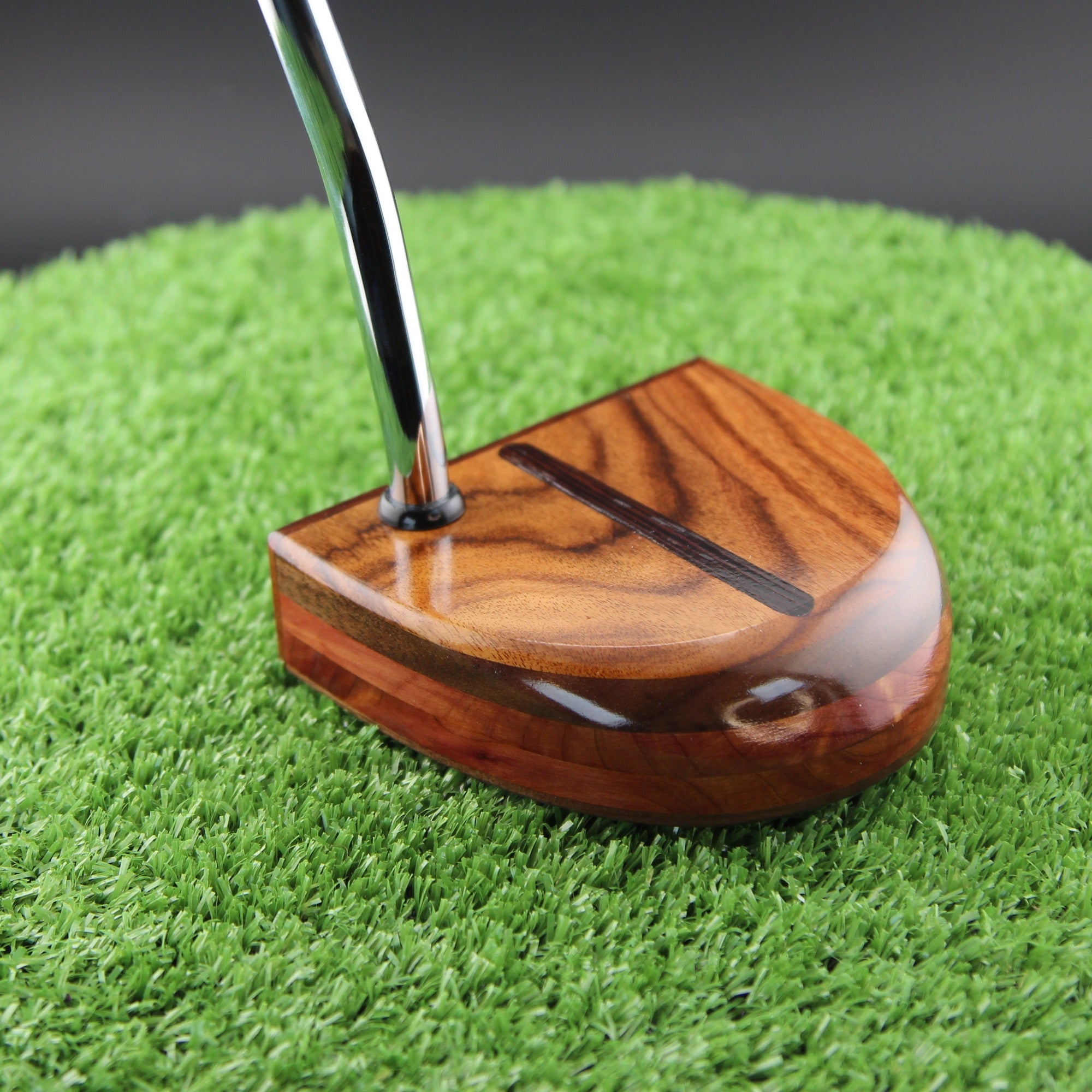 One of a Kind Fatty Style Rosewood Walnut and Cedar wood putter