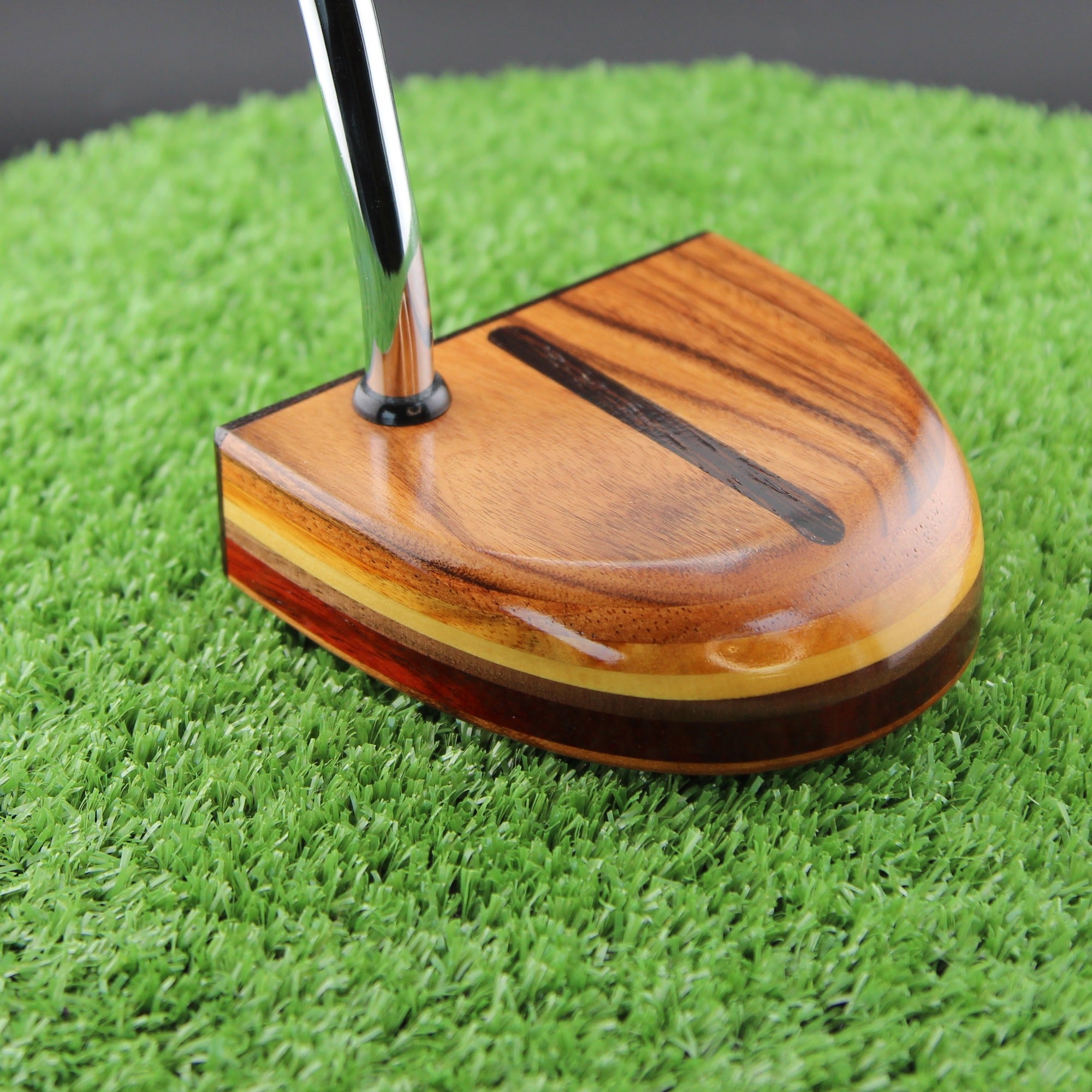 One of a Kind Fatty Style Roswood exotic wood with Tigerwood and Wenge inlay