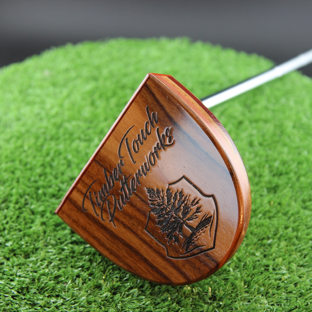 One of a Kind Zebrawood and Padauk Zero Torque Center Shaft FATTY Putter